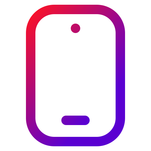 telefon Generic gradient outline ikona