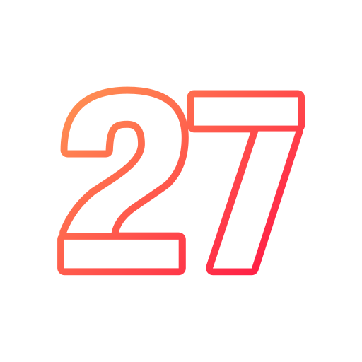 27 Generic gradient outline icon