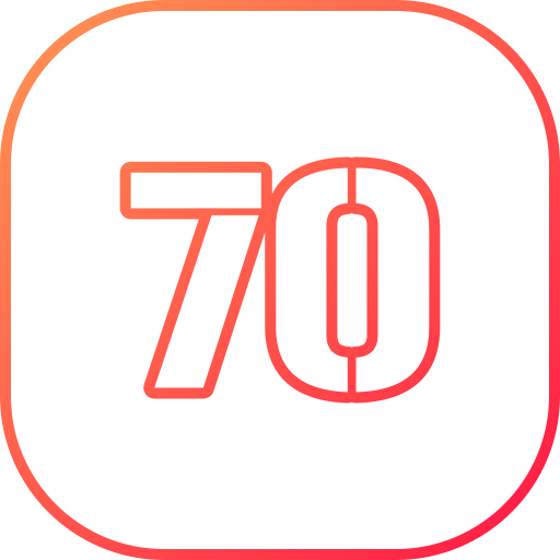 70 Generic gradient outline icona