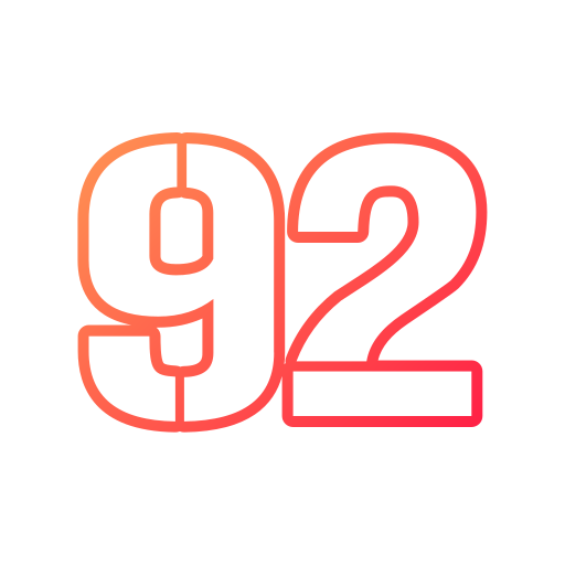92 Generic gradient outline icon