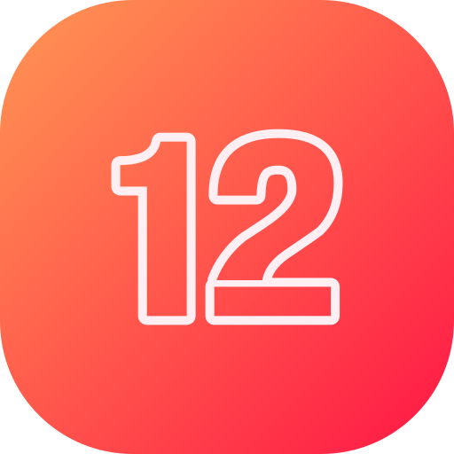 12番 Generic gradient fill icon
