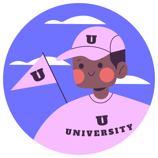 University Naive Flat icon