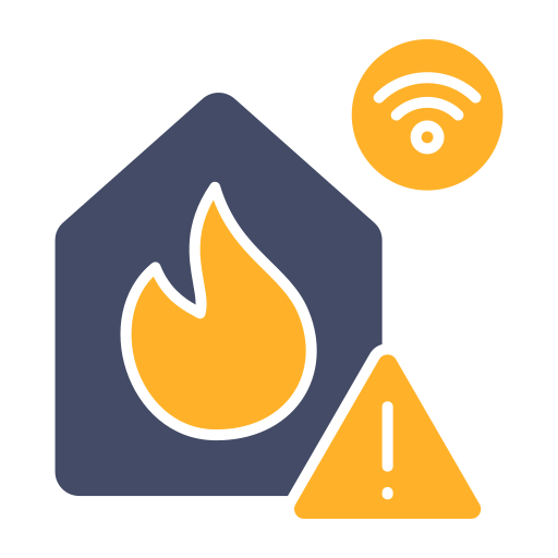 Fire alarm Generic color fill icon