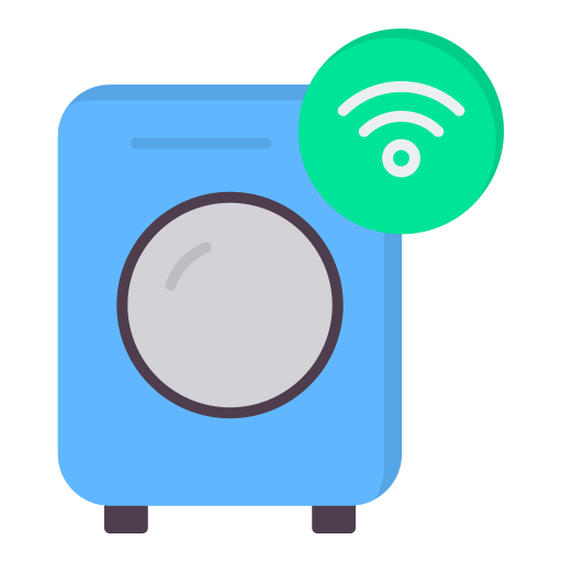lavatrice intelligente Generic color fill icona
