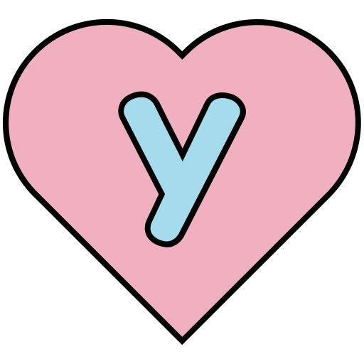 letter y Generic color lineal-color icoon