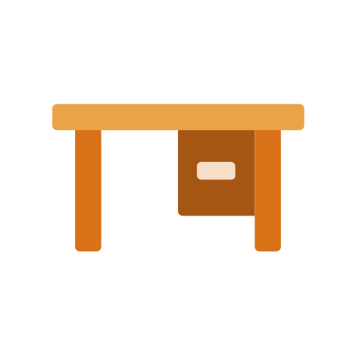 tavolo da ufficio Generic color fill icona