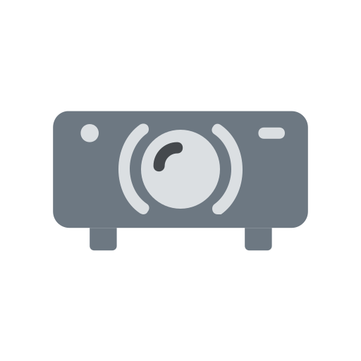 proyector Generic color fill icono