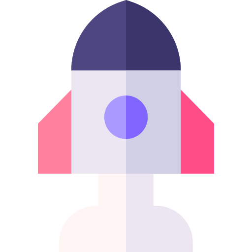 lanzamiento del proyecto Basic Straight Flat icono