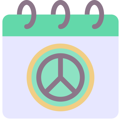 signo de la paz Generic color fill icono