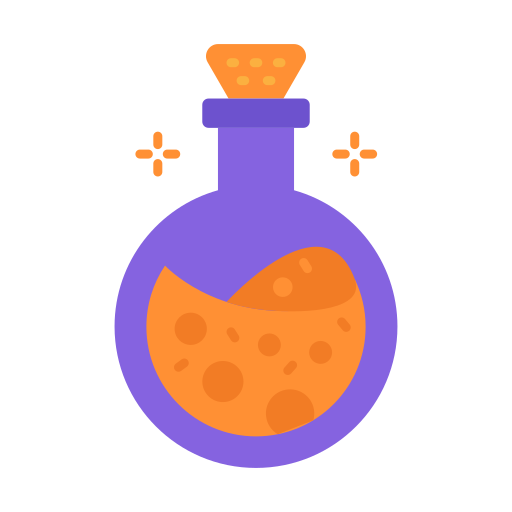 Бутылка с ядом Generic color fill иконка