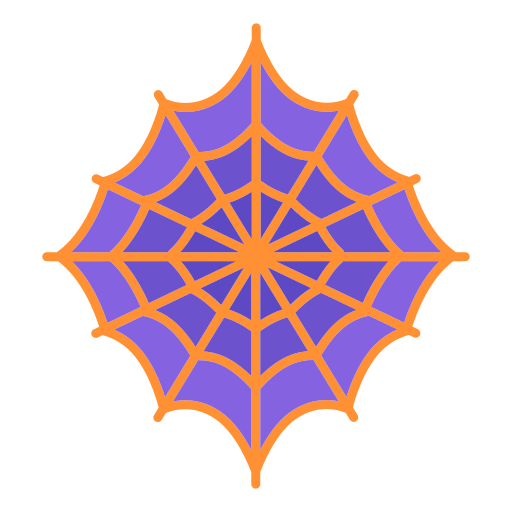 Cobweb Generic color fill icon