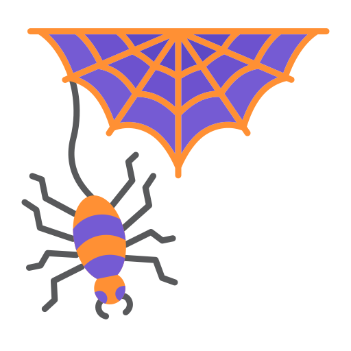 toile d'araignée Generic color fill Icône