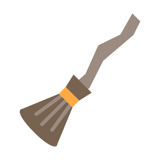 Witch broom Generic color fill icon