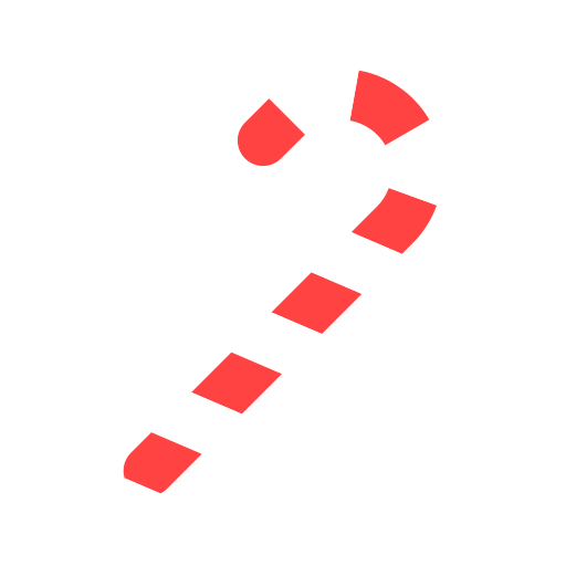 Candycane Generic color fill icon