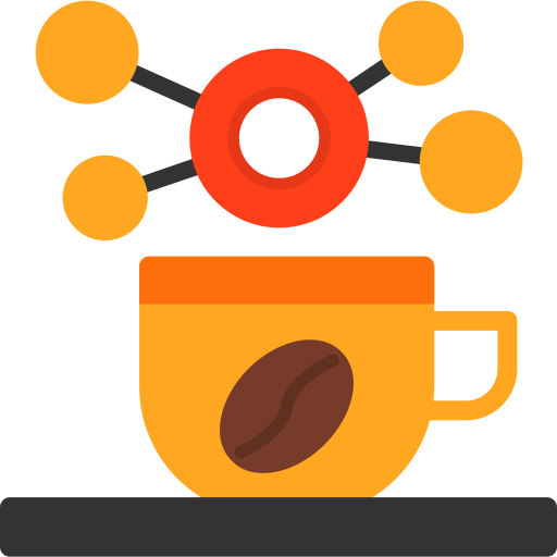 koffiekop Generic color fill icoon