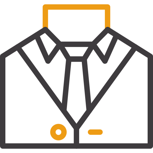 giacca e cravatta Generic color outline icona