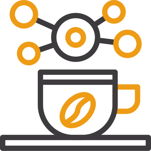 taza de café Generic color outline icono