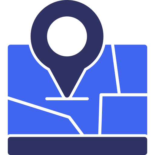 mapa Generic color fill icono