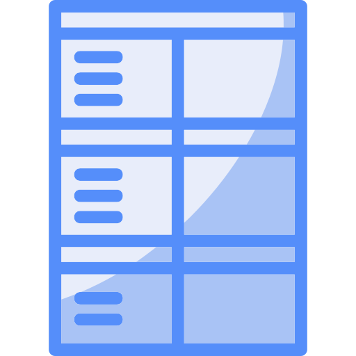 formulario de aplicación Generic color lineal-color icono