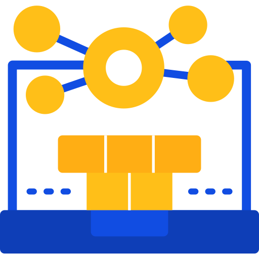 Online networking Generic color fill icon