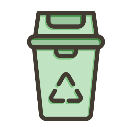 boîte de recyclage Generic color lineal-color Icône