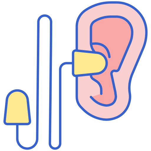耳栓 Generic color lineal-color icon