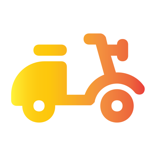 scooter Generic gradient fill icono