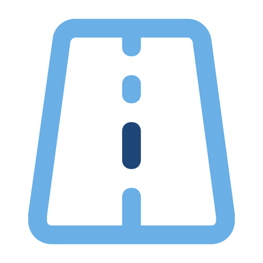Road Generic color outline icon