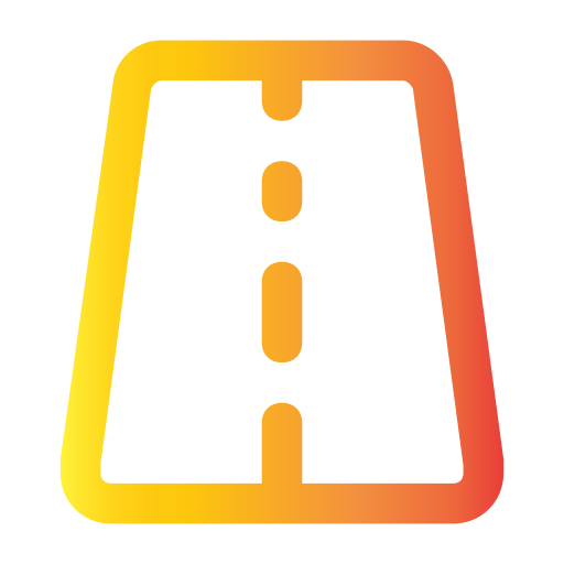 Road Generic gradient outline icon