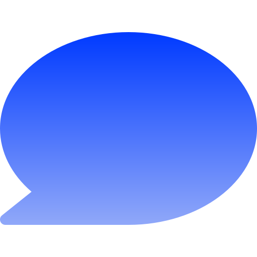 Speech bubble Generic gradient fill icon
