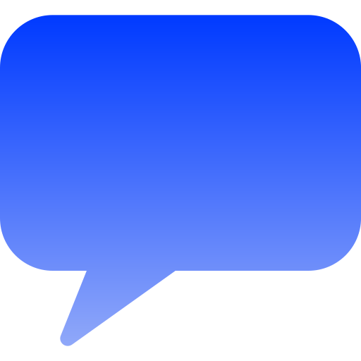 Speech bubble Generic gradient fill icon