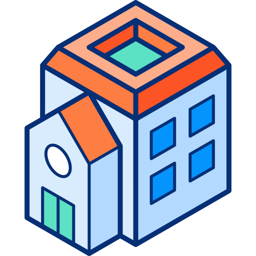 schule Isometric Lineal Color icon