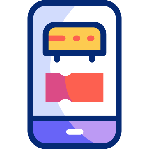 버스 티켓 Basic Accent Lineal Color icon