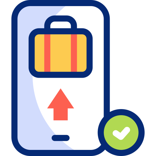 Luggage Basic Accent Lineal Color icon