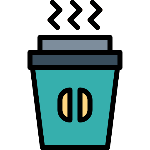 caffè Smalllikeart Lineal Color icona