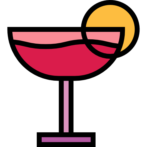 Cocktail Smalllikeart Lineal Color icon