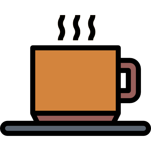 tasse de café Smalllikeart Lineal Color Icône