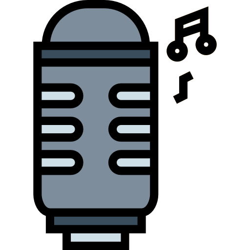 Microphone Smalllikeart Lineal Color icon