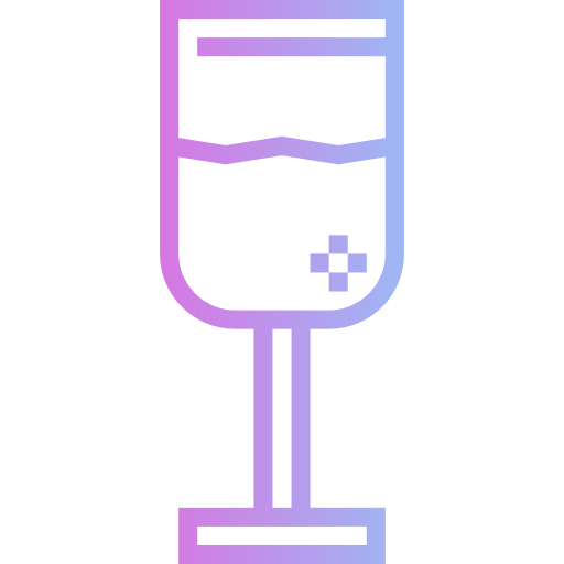 Wine glass Smalllikeart Gradient icon