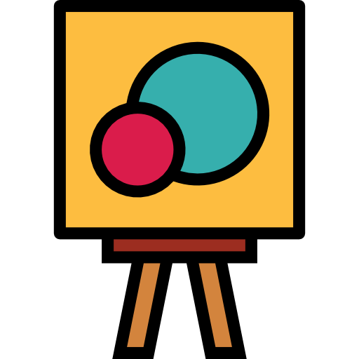 Canvas Smalllikeart Lineal Color icon