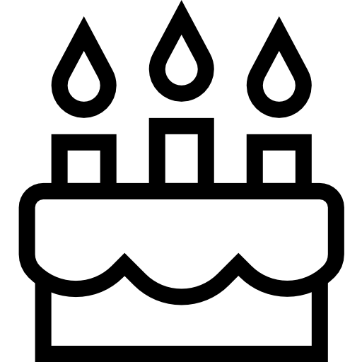 케이크 Pictogramer Outline icon