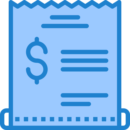 cheque srip Blue icono