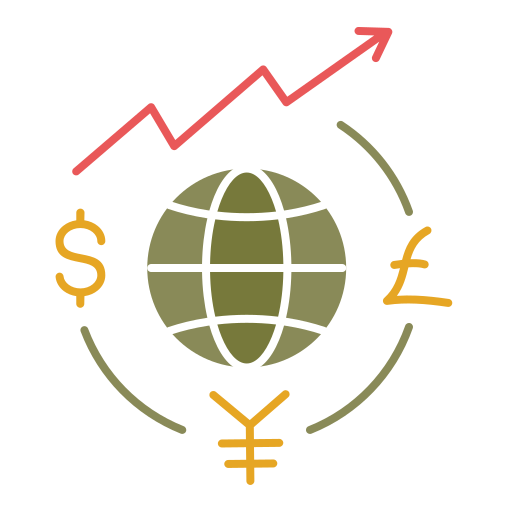 economía global Generic color fill icono