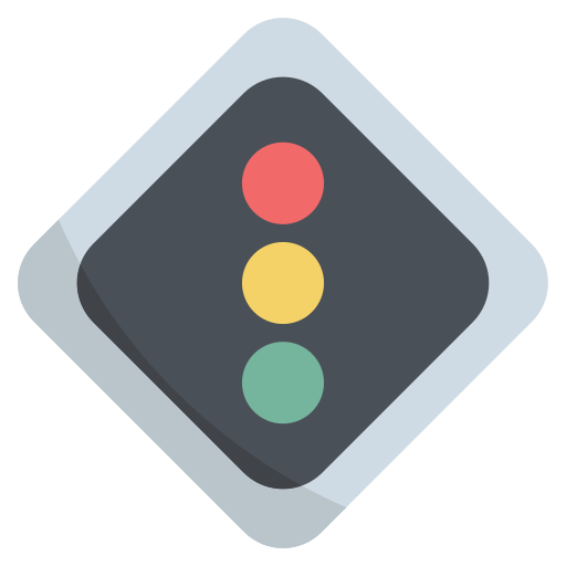 Traffic light Generic color fill icon