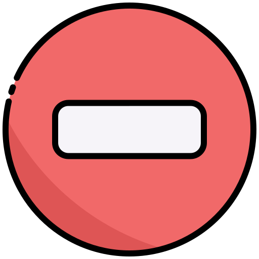 prohibido Generic color lineal-color icono