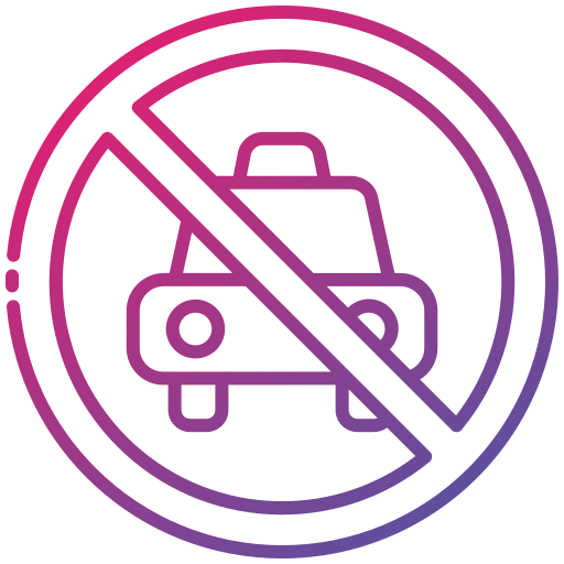 No taxi Generic gradient outline icon