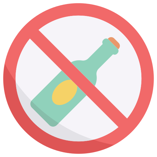 No alcohol Generic color fill icon