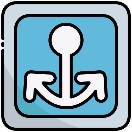 puerto Generic color lineal-color icono