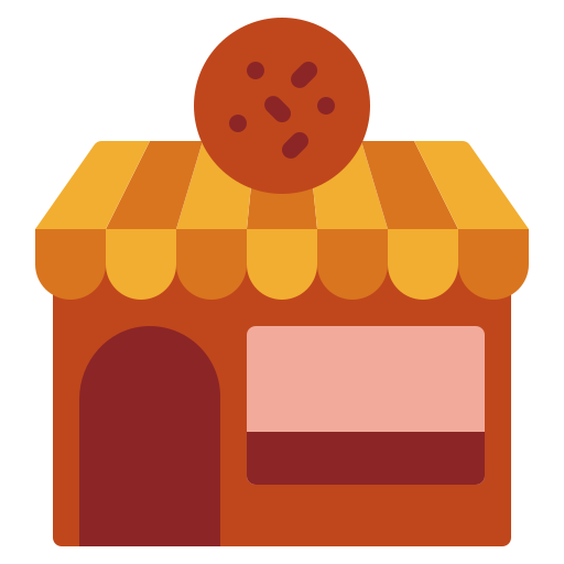 edificio de panadería Generic color fill icono