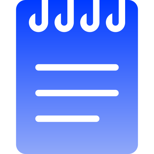 notatka Generic gradient fill ikona